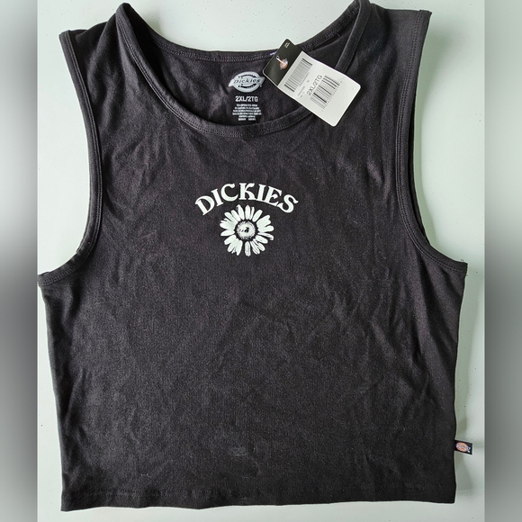 Dickies Cropped Tank Top 2XL - Picture 1 of 5